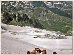 2-12_Unsere Seilschaft auf dem Glacier de Pièce