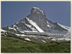 23_Unser stehter Begleiter - das Matterhorn mit Matterhorngletscher