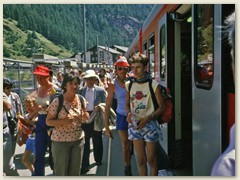 45_Bahnhof Zermatt - Zurück zum Parkplatz in Täsch